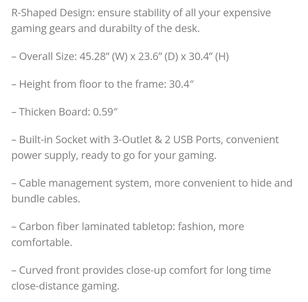 Mr Ironstone Gaming Desk image indicator(2)