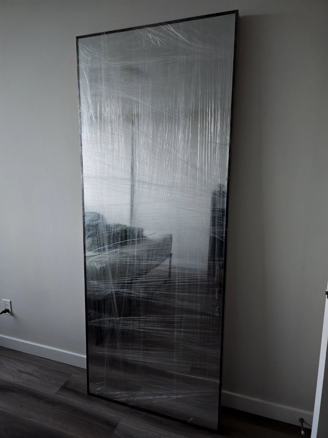 IKEA Hovet Mirror, Black, 30 3/4x77 1/8" - photo 3