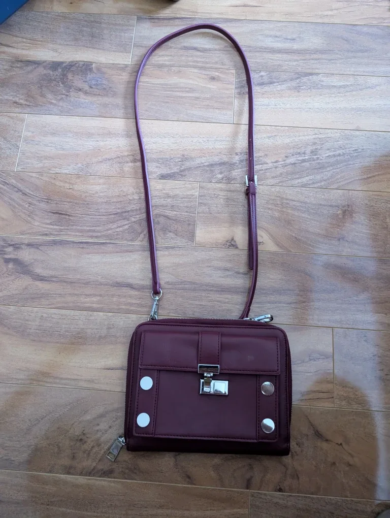 Matt & Nat Burgundy Crossbody Bag