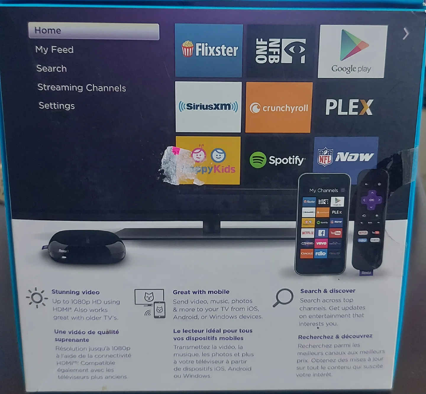 Roku 1 Streaming Player with Remote image indicator(4)