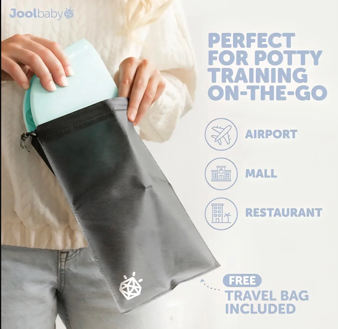 Joolbaby Folding Travel Potty- Portable & Hygienic image indicator(3)