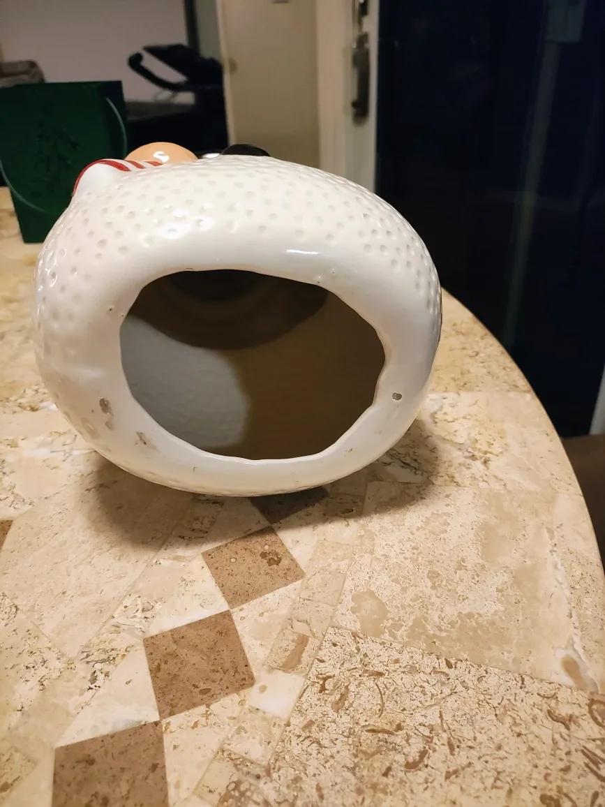 Vtg Christmas Frosty Snowman Figurine 12.5" image indicator(5)