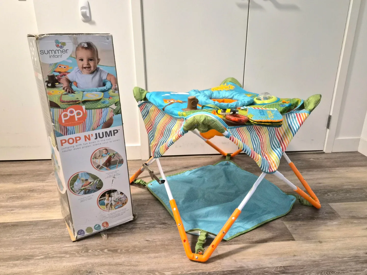 Baby Activity Centre - Summer Infant Pop ‘N Jump (with Canopy) thumbnail