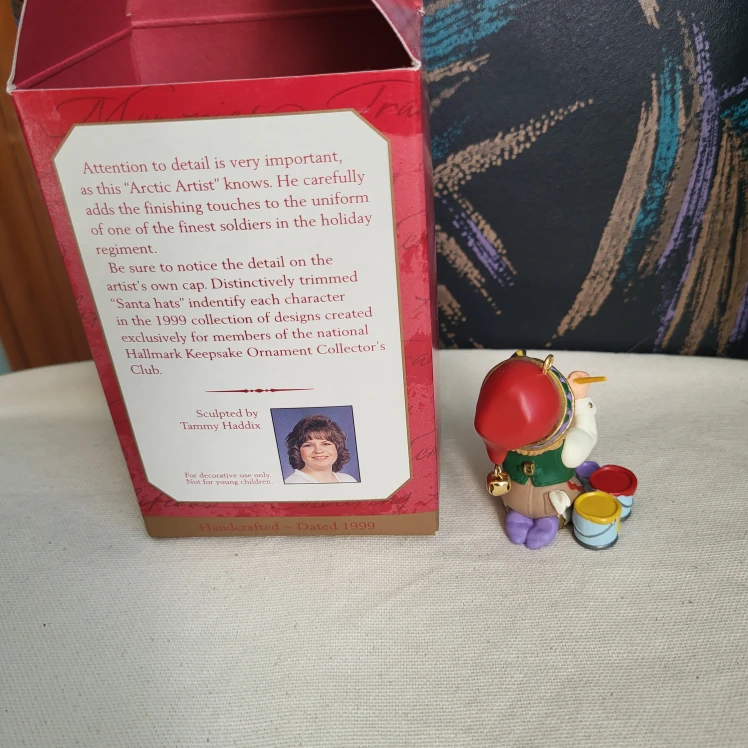 Hallmark Keepsake Ornament Arctic Artist 1999 - photo 3