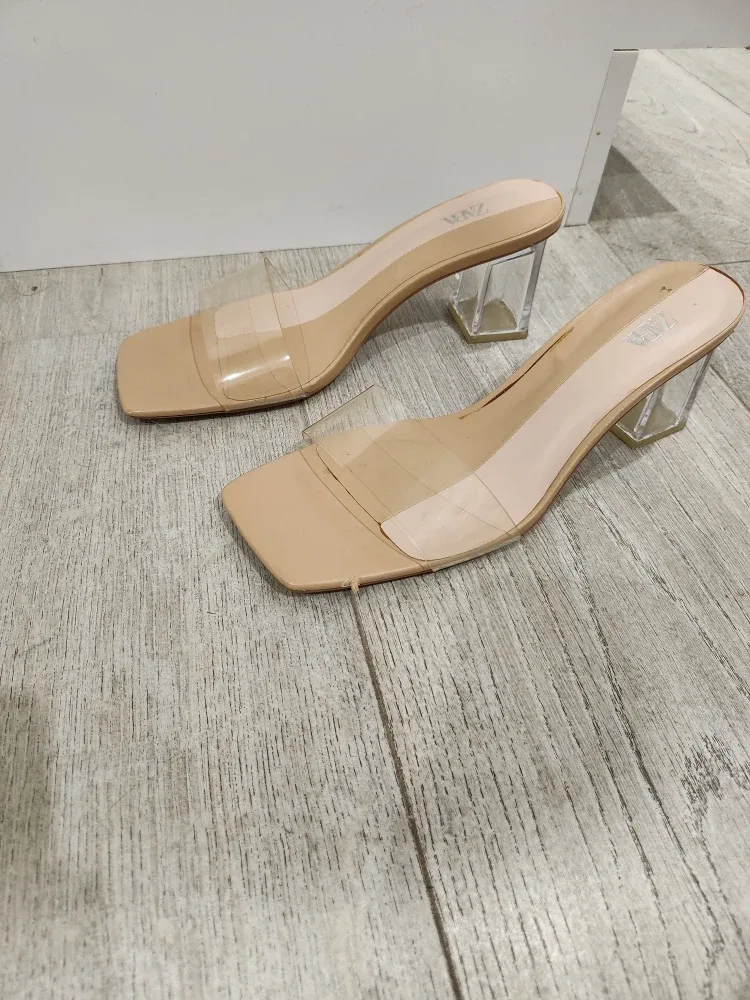 Zara Clear Heel Sandals image indicator(3)
