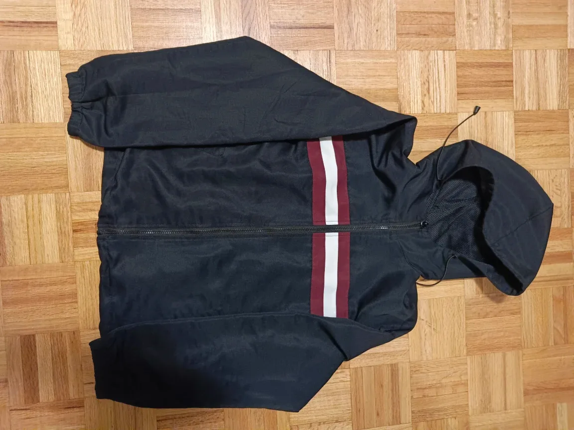 Black Hooded Jacket from Streetwear Society