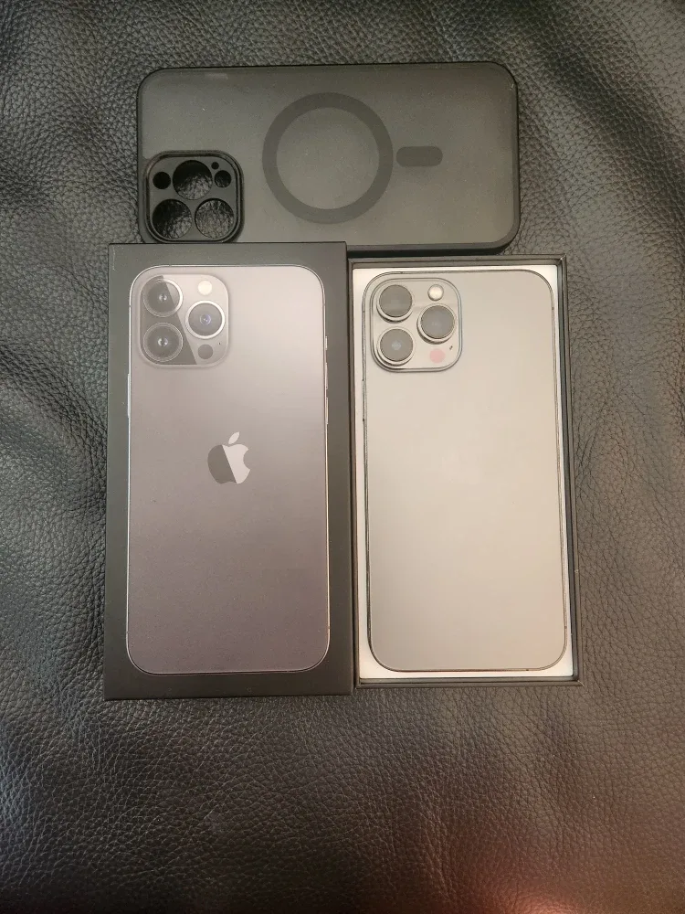 iPhone 13 Pro Max, Graphite, with Case