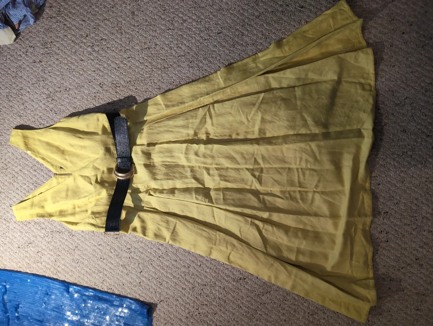 Donna Karan New York Yellow Dress - Size 12