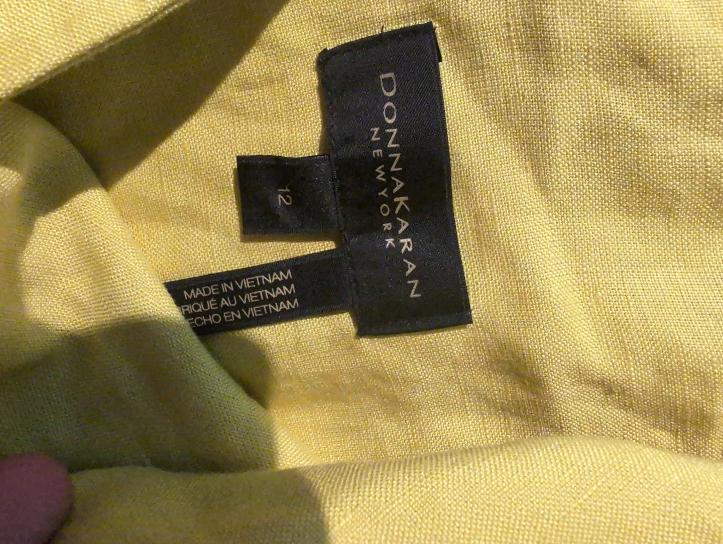 Donna Karan New York Yellow Dress - Size 12 image indicator(2)