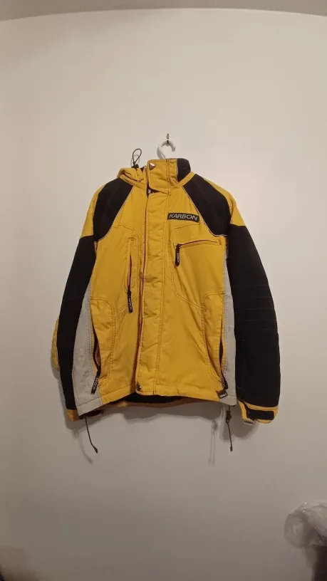 Vintage Karbon Yellow & Black Jacket - Size M