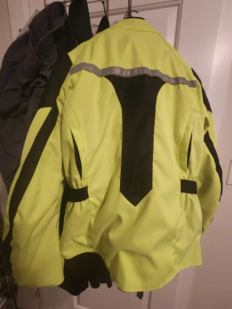 High Viz Motorcycle Jacket - Cordura, Waterproof, Scotchlite 3M image indicator(3)