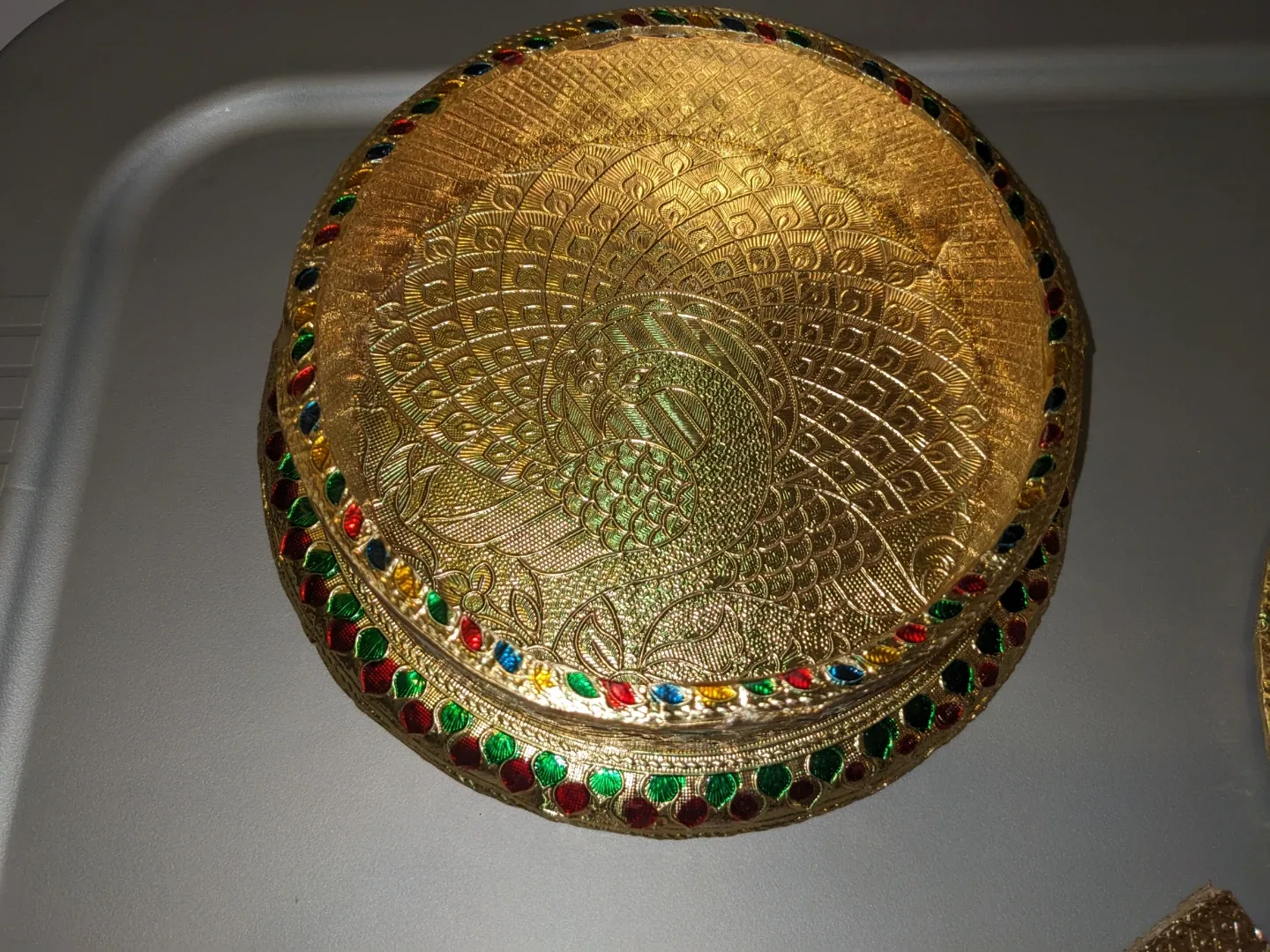 Decorative Peacock Trinket Box image indicator(6)