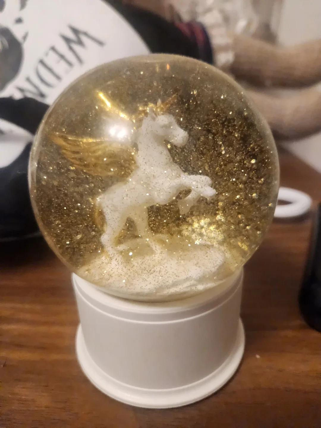 Unicorn Snow Globe
