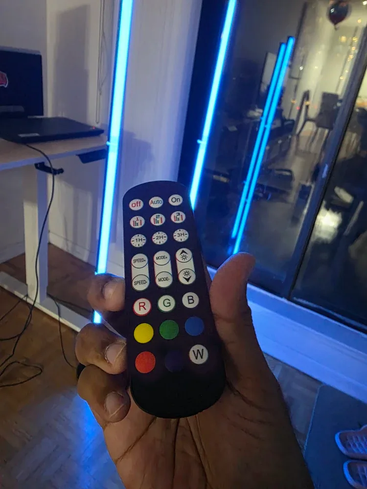 Smart LED Floor Lamp 2 Piece Set (Remote & app Controlled) image indicator(7)