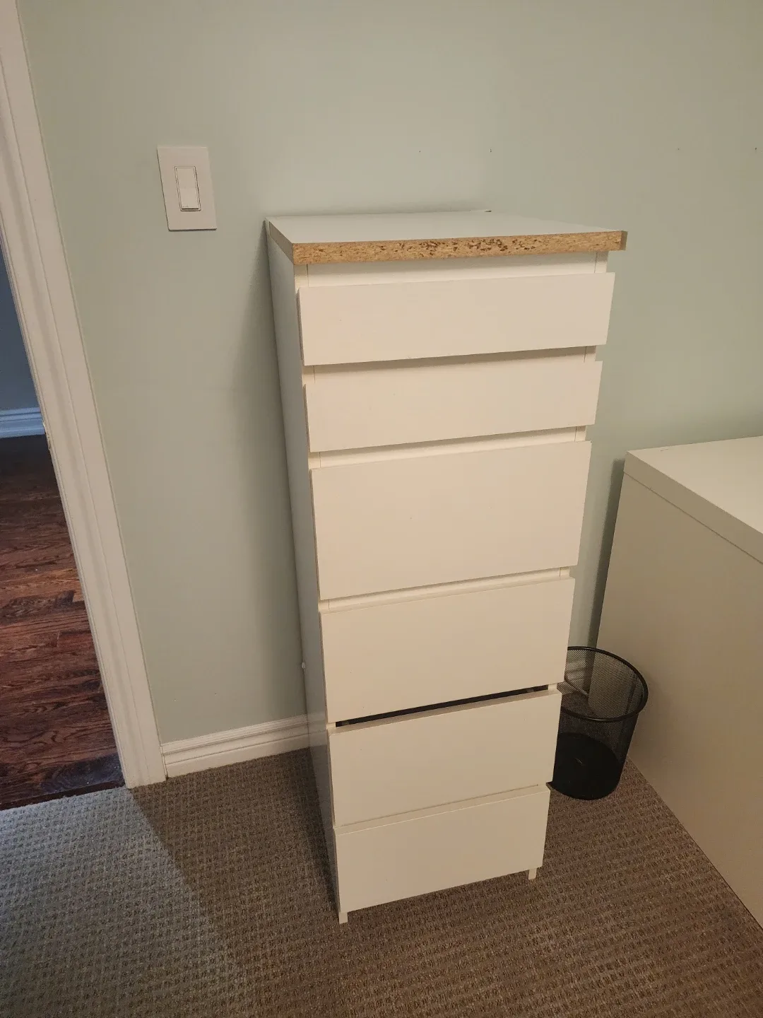 IKEA Hemnes White 6-Drawer Chest