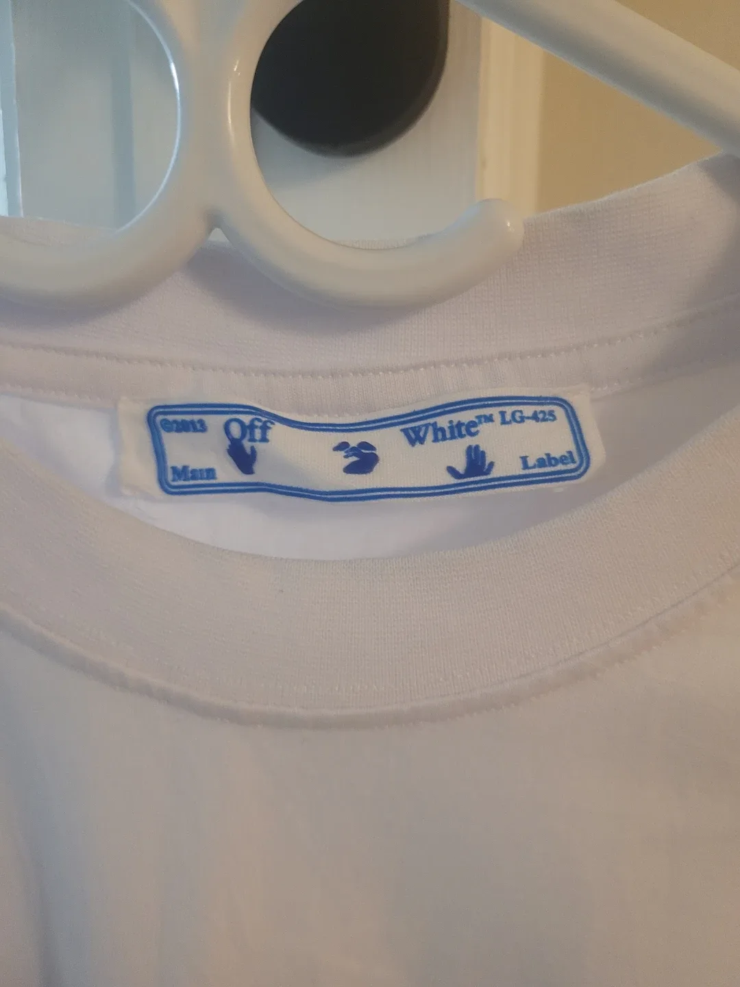 Off-White White T-Shirt, Size L image indicator(2)