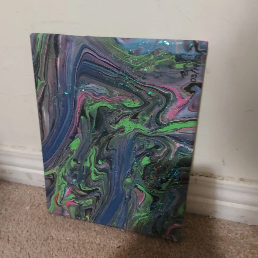 Acrylic Pour Painting