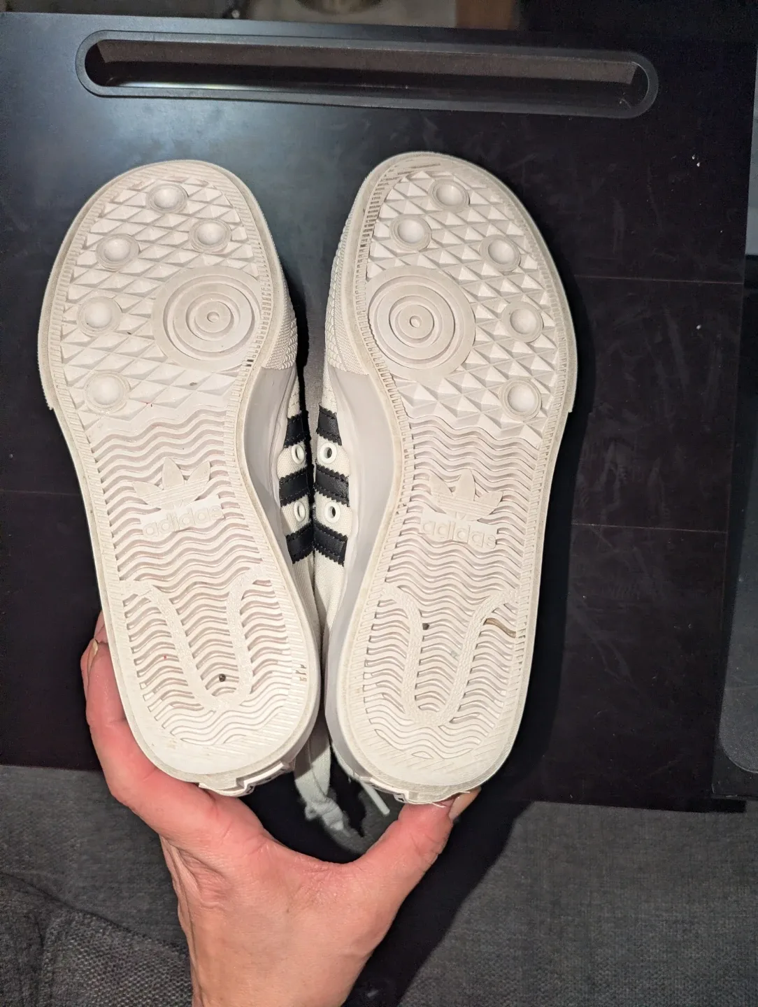 Adidas Nizza Platform Shoes - Size 4.5 youth/size 6 womans image indicator(6)