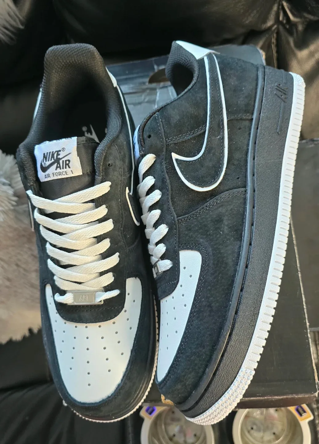 Brand new Air Force 1 07 for sale Black Suede for sale