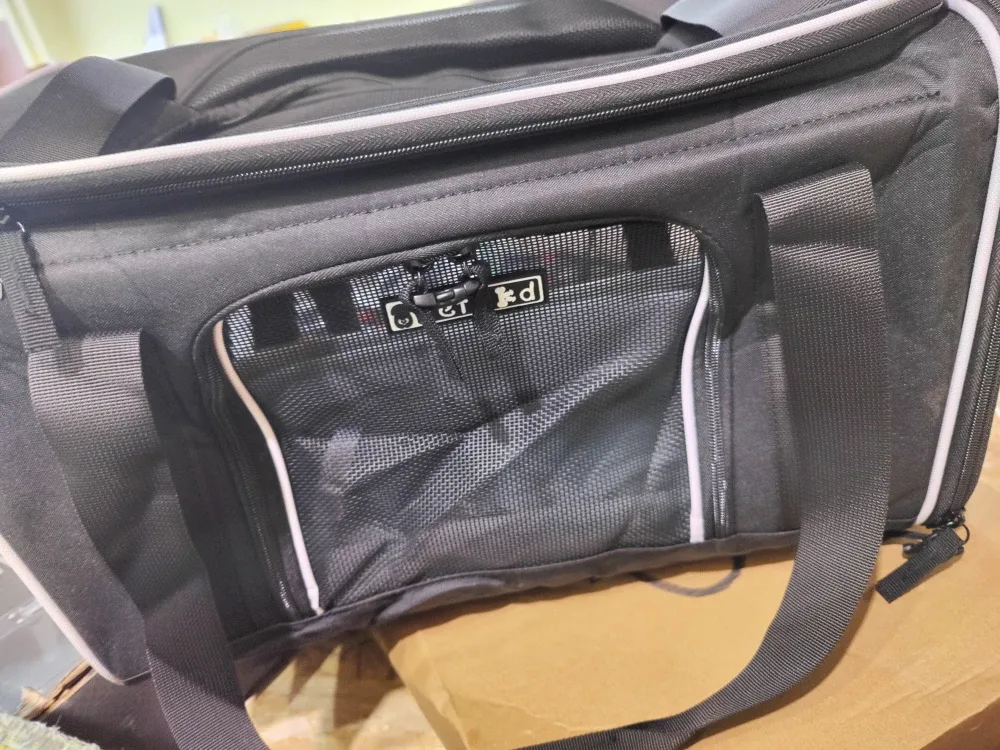 Petskd Top-Expandable Pet Carrier 18x11x11 Black image indicator(3)