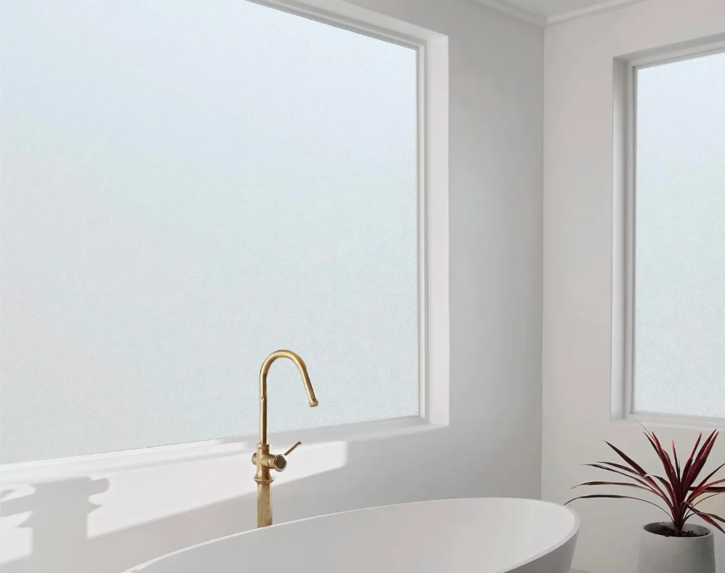 Window Privacy Frosted Glass Film Static Cling  44.5cmx200cm image indicator(4)