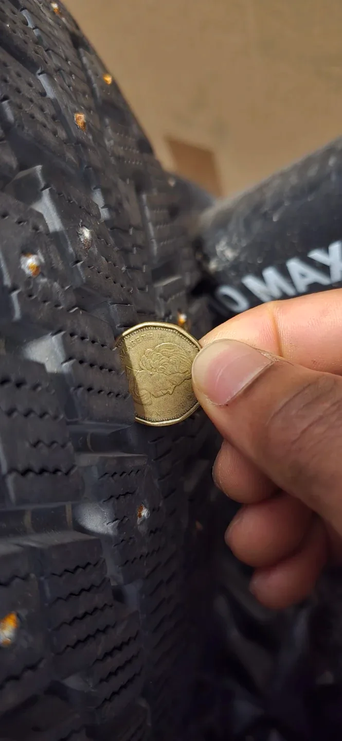 BMW Wheel with 205/55R16 studed tires. image indicator(3)