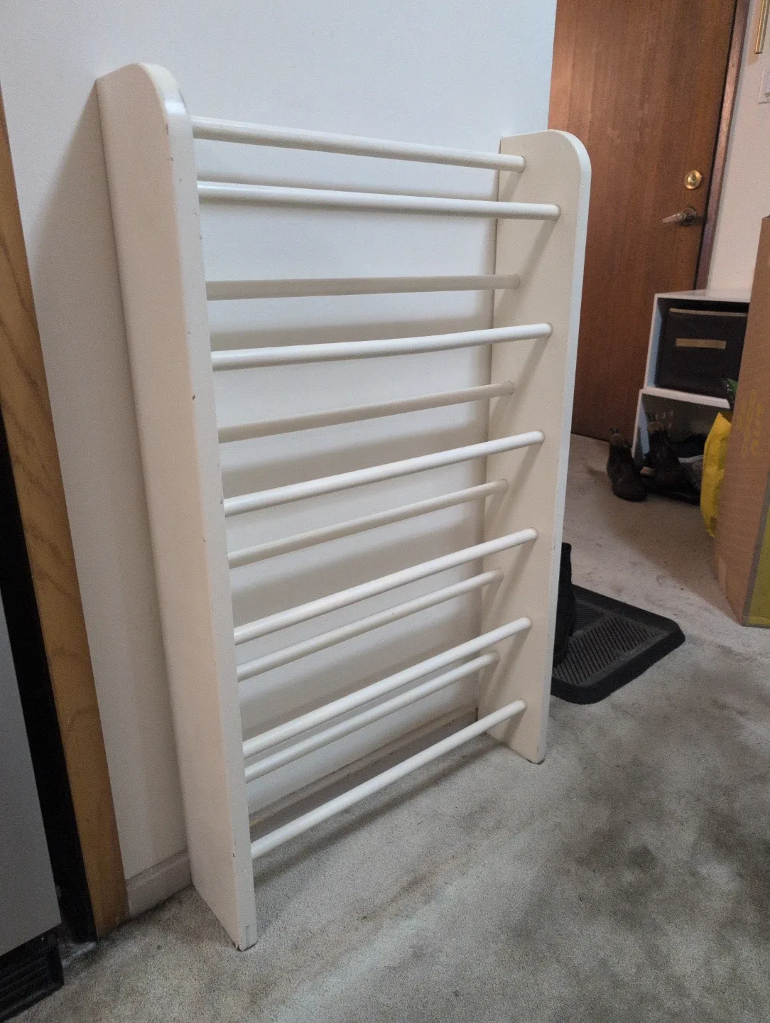 White Wooden Rack