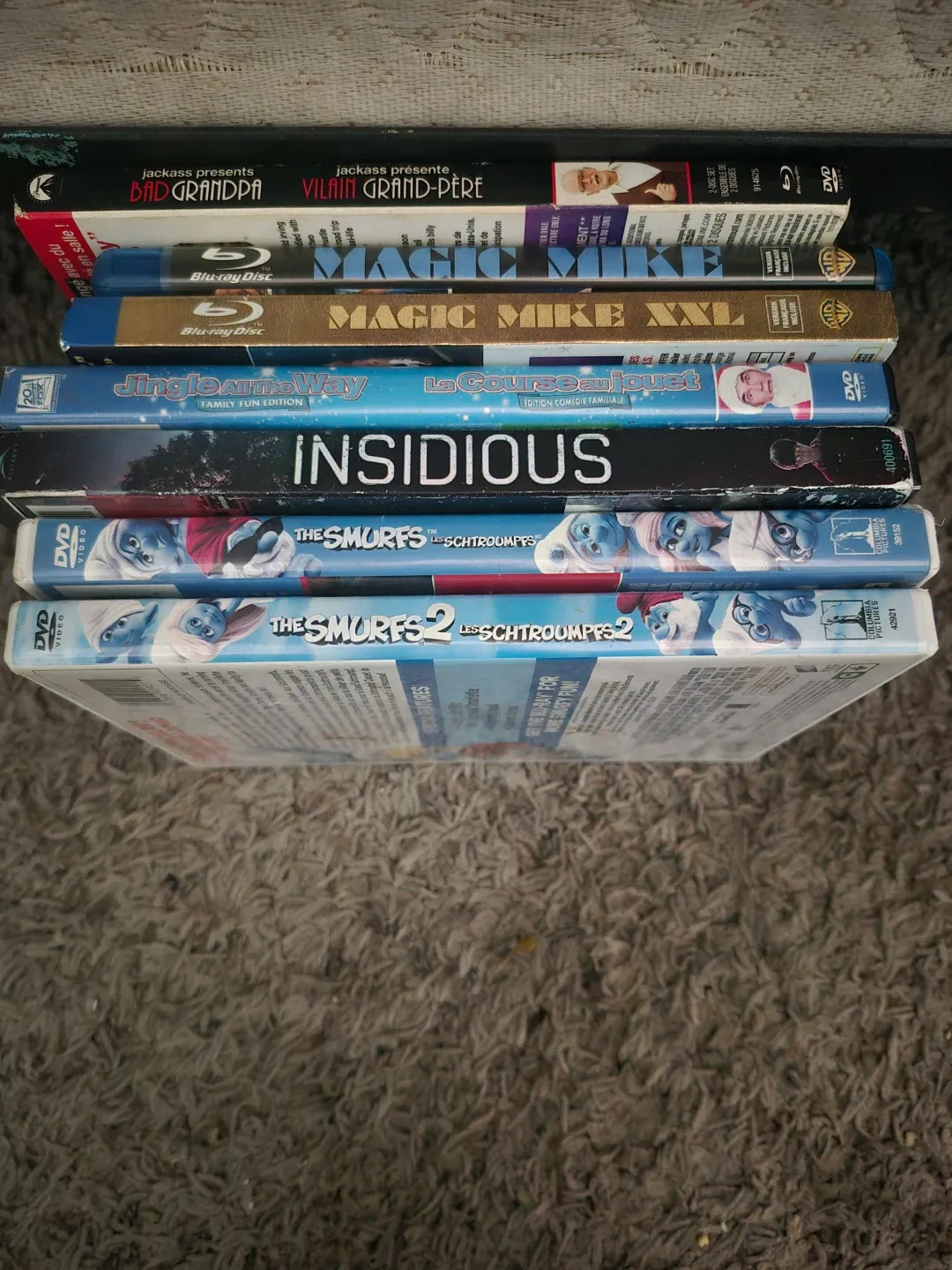 DVD Lot: Jackass, Magic Mike, Smurfs & More!