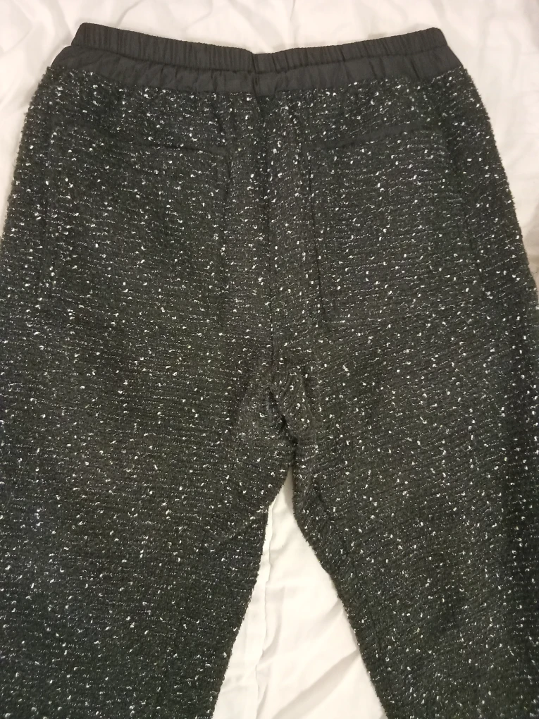 Zara Black Knit Pants - Size M - photo 4