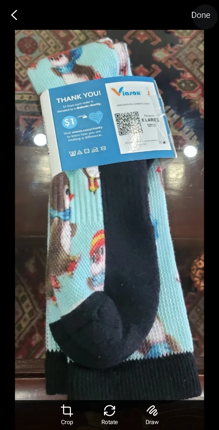 Viasox Penguin Diabetic Socks XL image indicator(3)