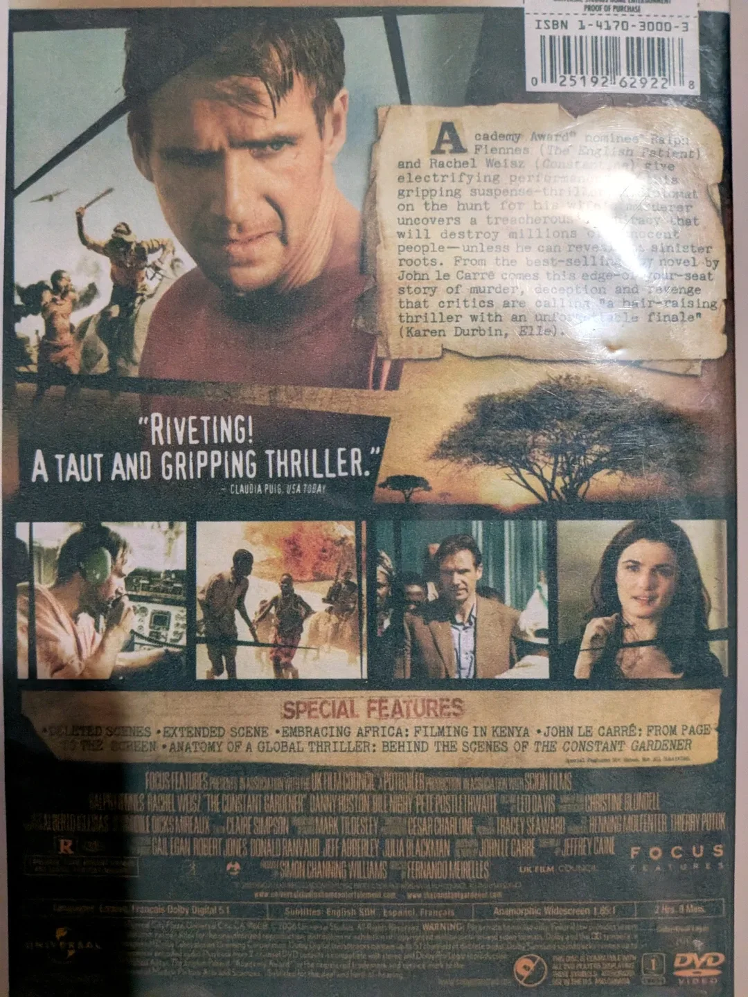 The Constant Gardener DVD ** volume dvd/cd discounts** image indicator(4)