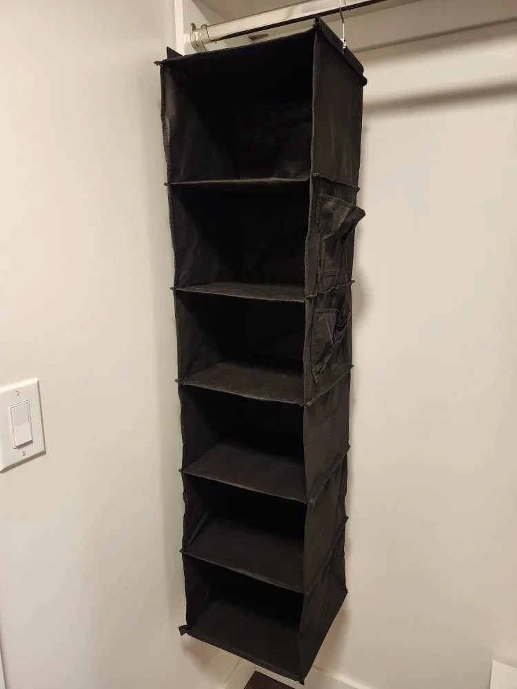 NEW Hanging Closet Organizer - Black