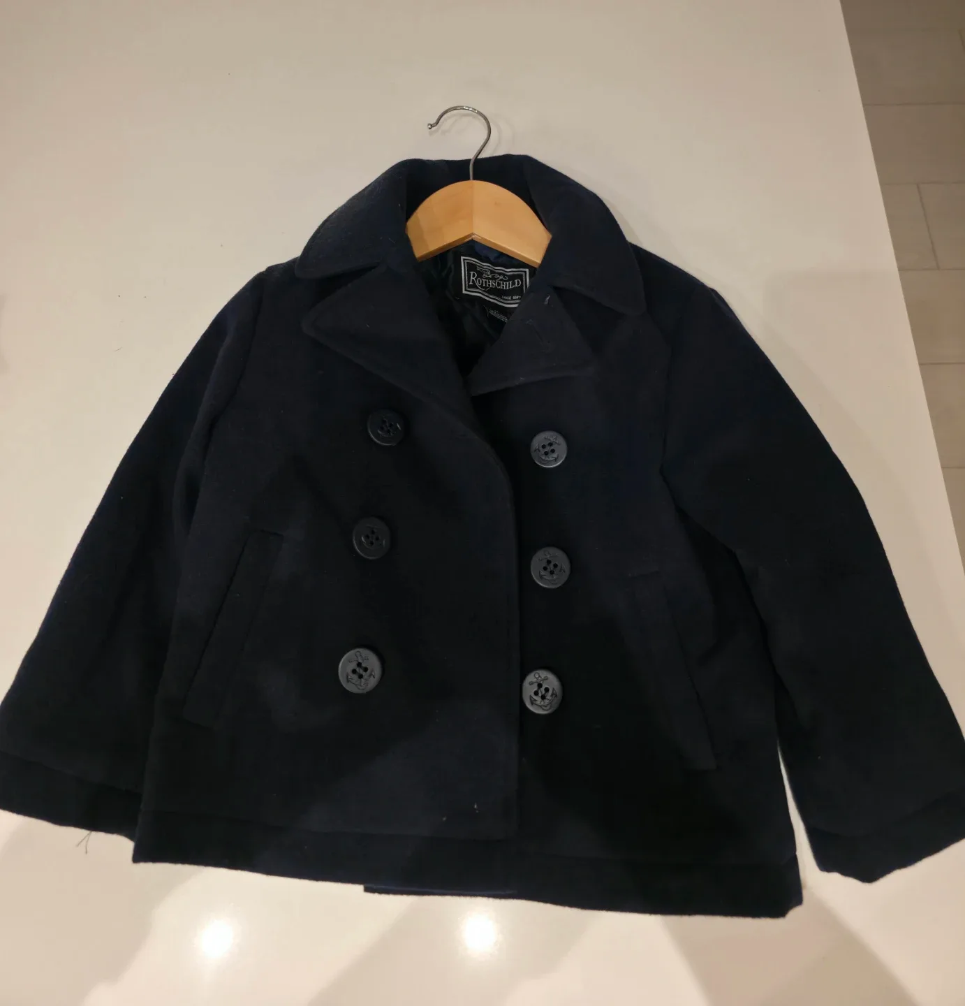 Rothschild Pea Coat - Size 3T