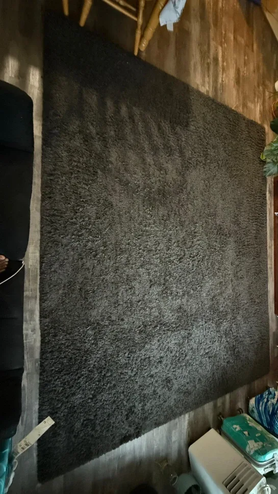 Grey Living Space Rug – 127 x 96 inches $120