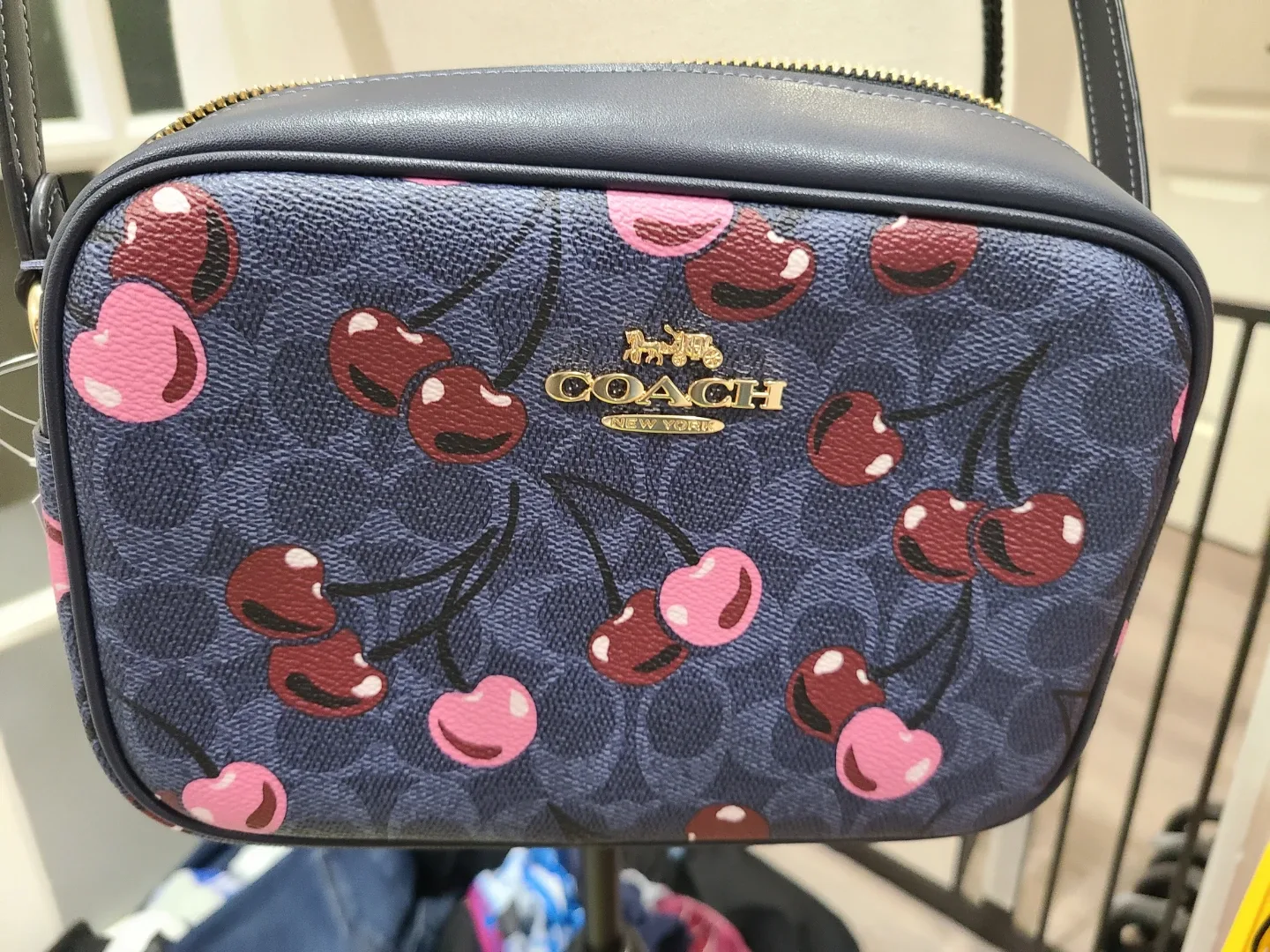 Coach Sig Cherry Jamie Camera Bag - Denim Multi image indicator(2)
