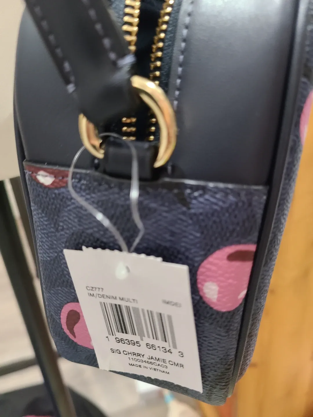 Coach Sig Cherry Jamie Camera Bag - Denim Multi image indicator(3)