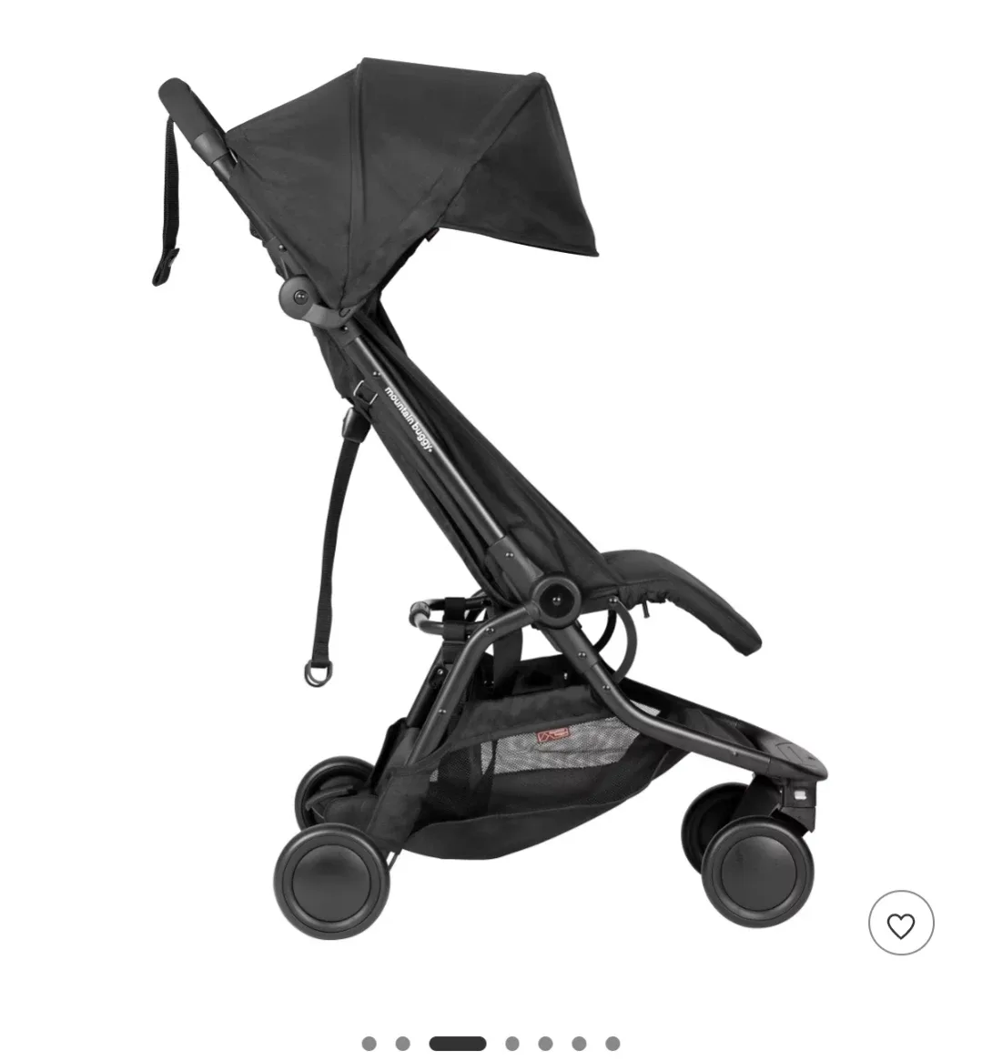 Mountain Buggy Nano V3 Travel Stroller in Black image indicator(7)