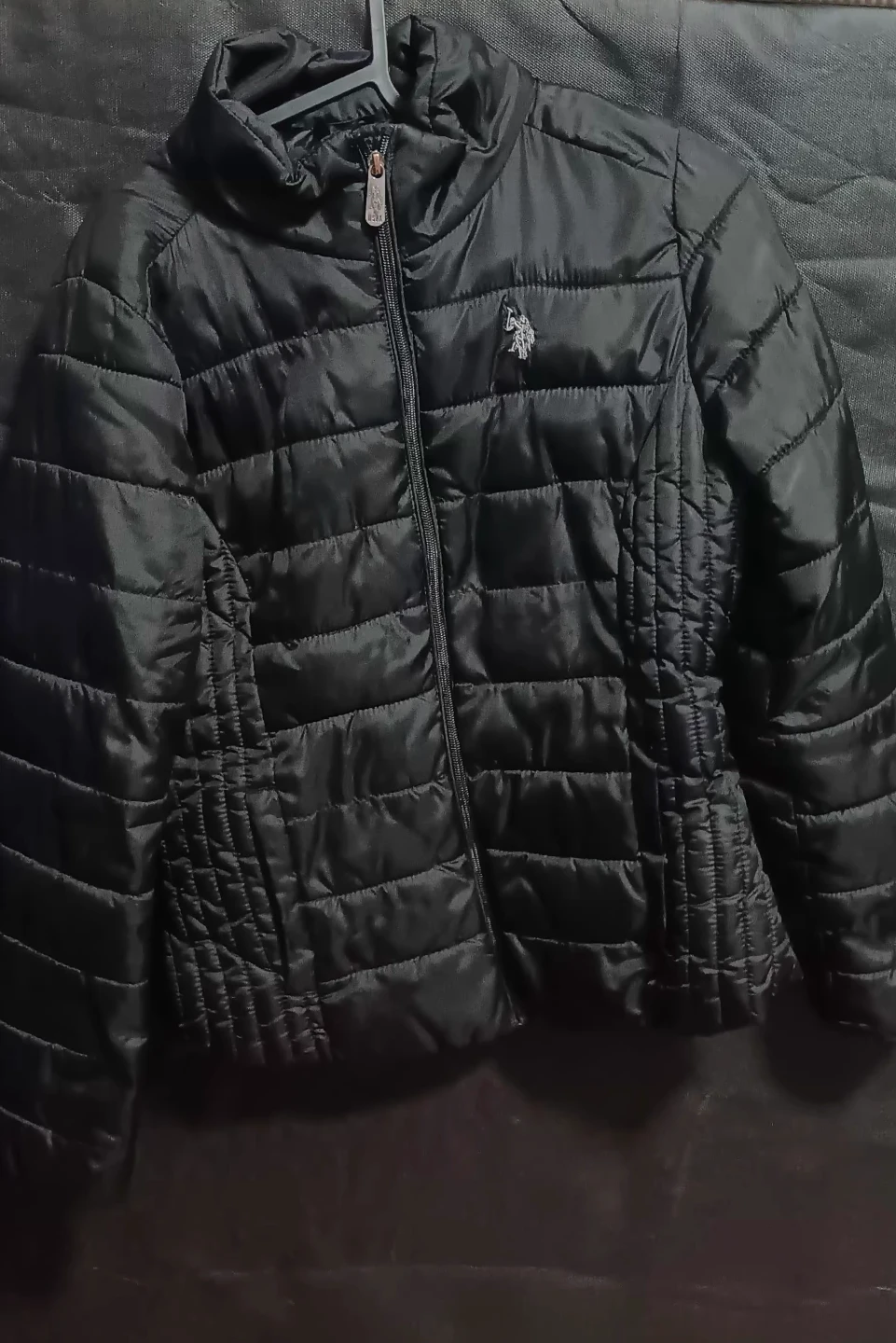 U.S. POLO ASSN. Black Puffer Jacket - Size M - photo 4