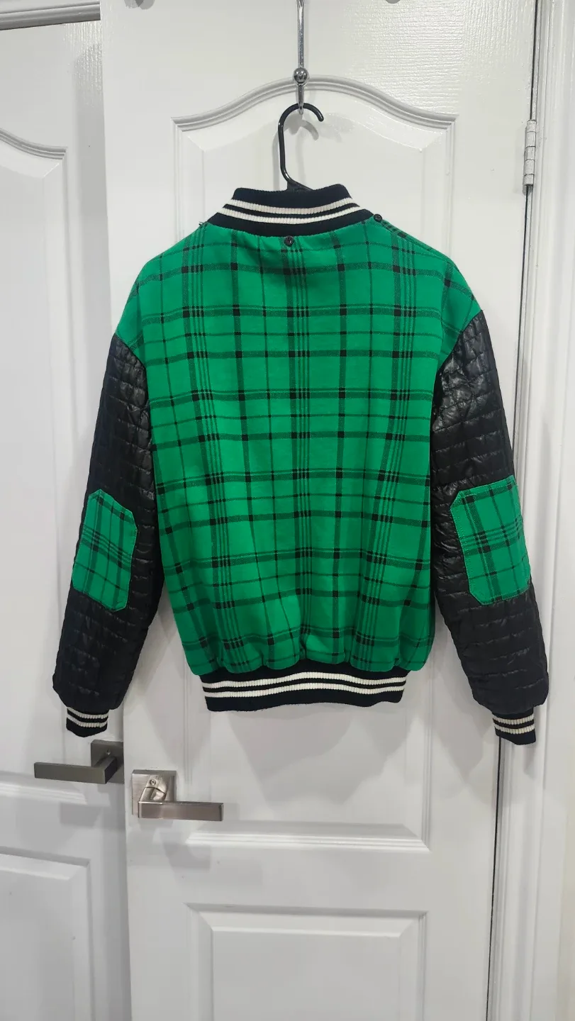 Waves Urban Youth Green Plaid Jacket Size 38 image indicator(5)