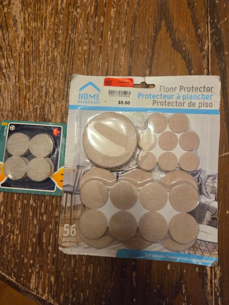Home Essentials Floor Protectors - 56 Pieces