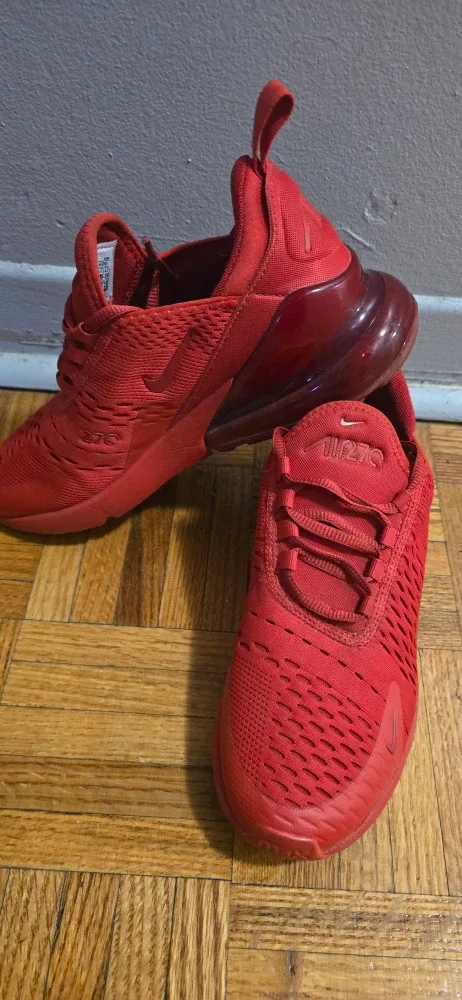 Nike Air Max 270 Red, Size 5.5 Youth