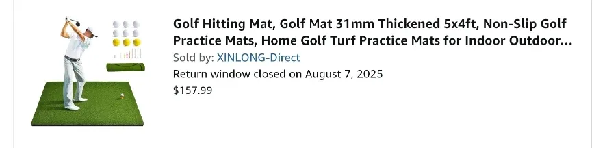 Golf Hitting Mat 5x4ft image indicator(3)