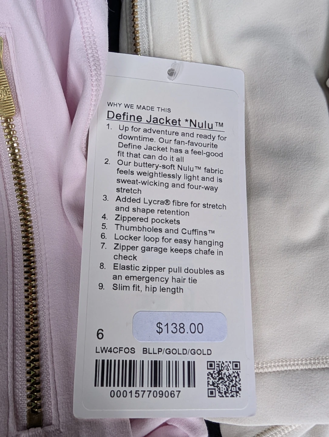 Lululemon Define Jacket Nulu - Size 6 - photo 2