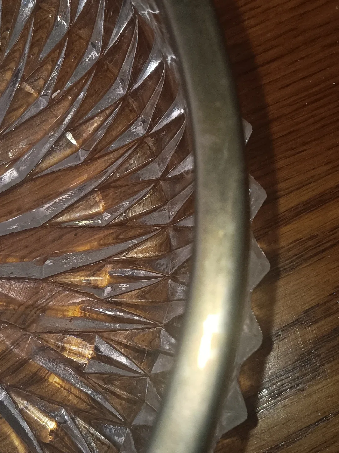 Hand Made English Lead Crystal Bowl image indicator(6)