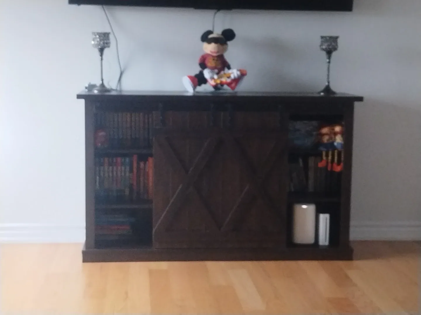 Sliding Barn Door Media Console