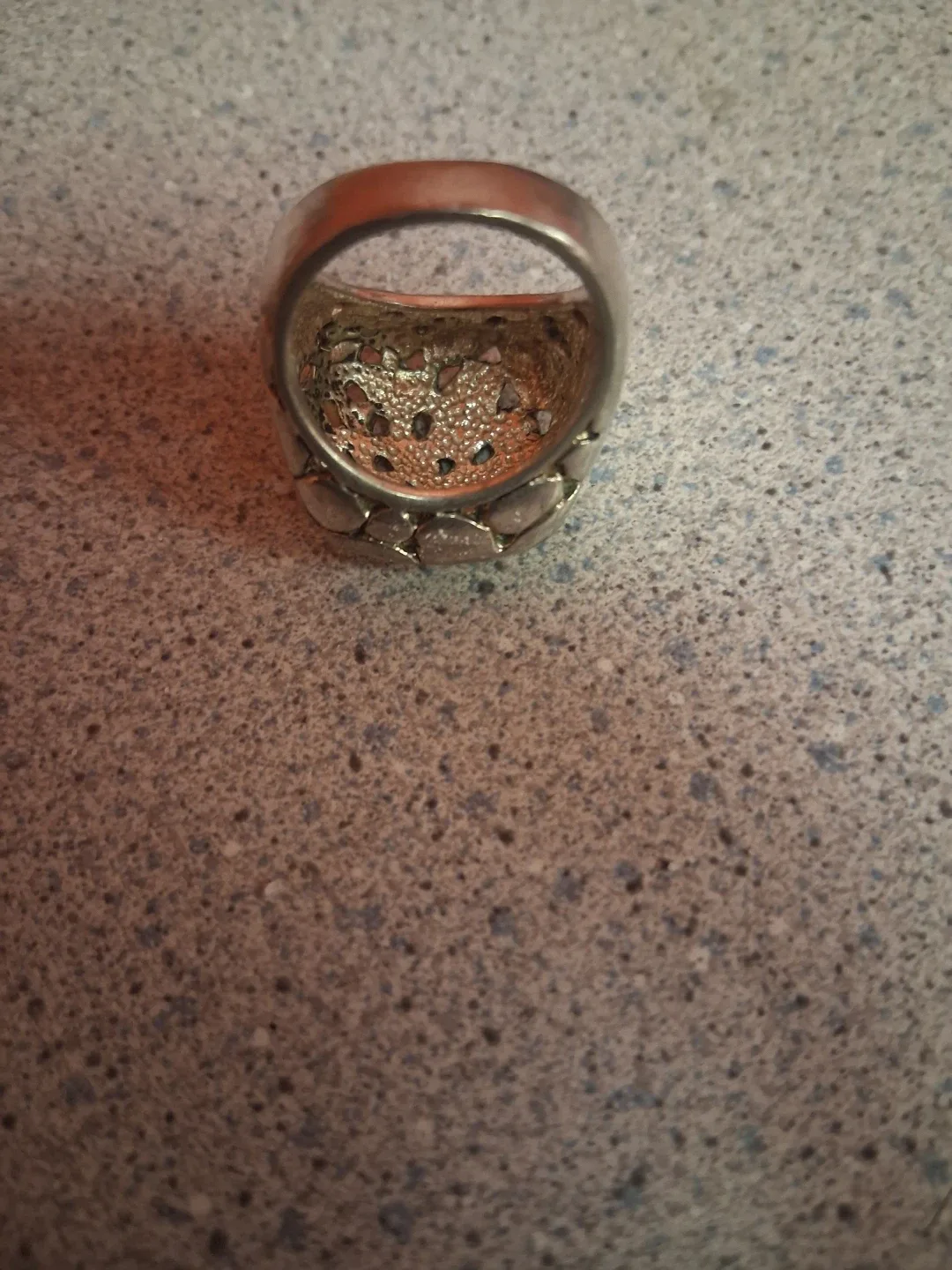 Silver Tone Statement Ring image indicator(3)