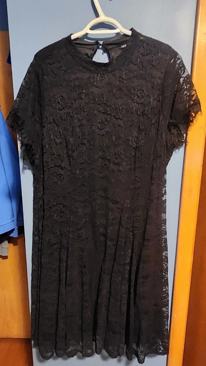 Torrid Black Lace Dress - Size 2