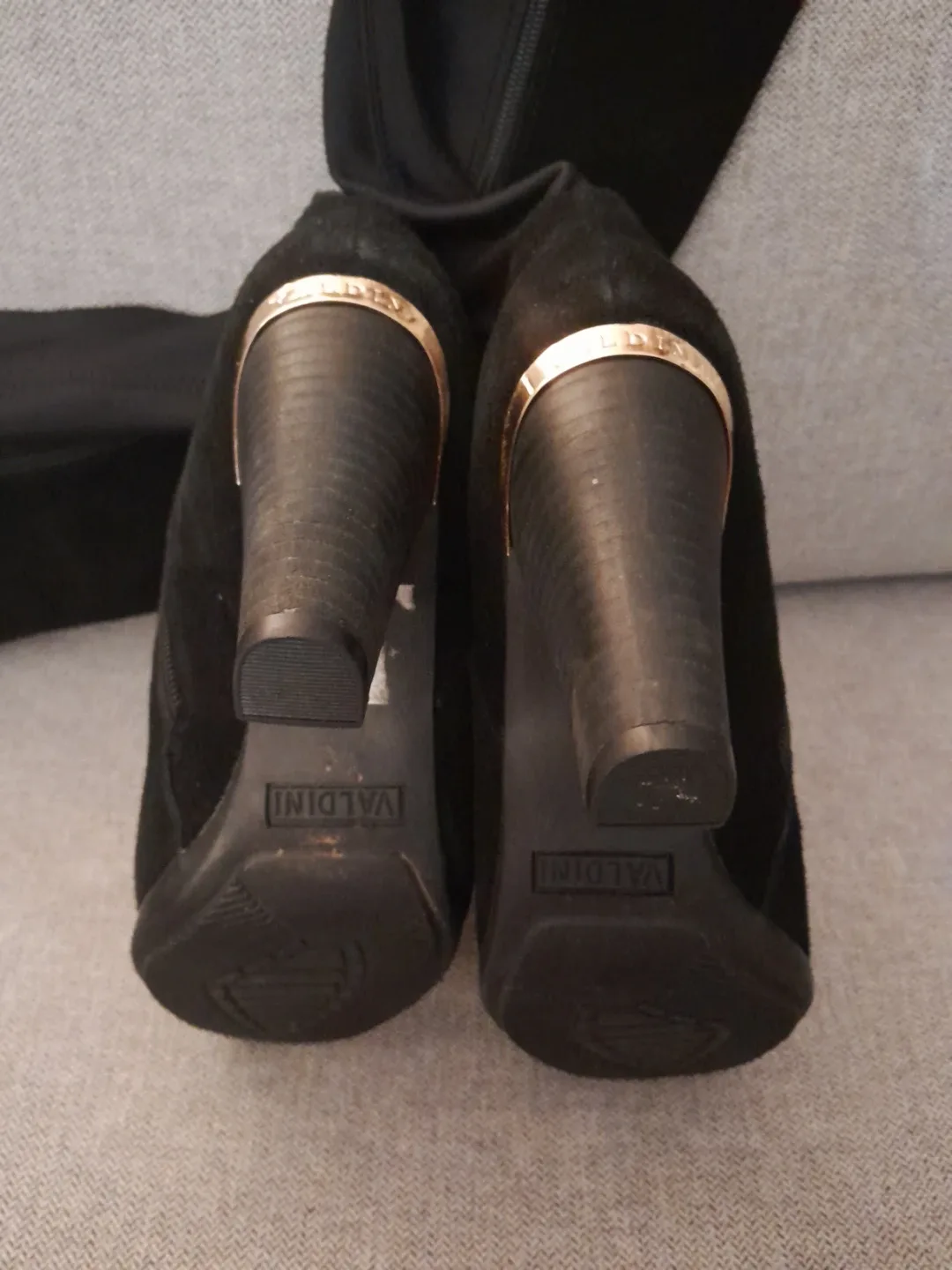 Valdini Black Over-the-Knee Boots image indicator(4)