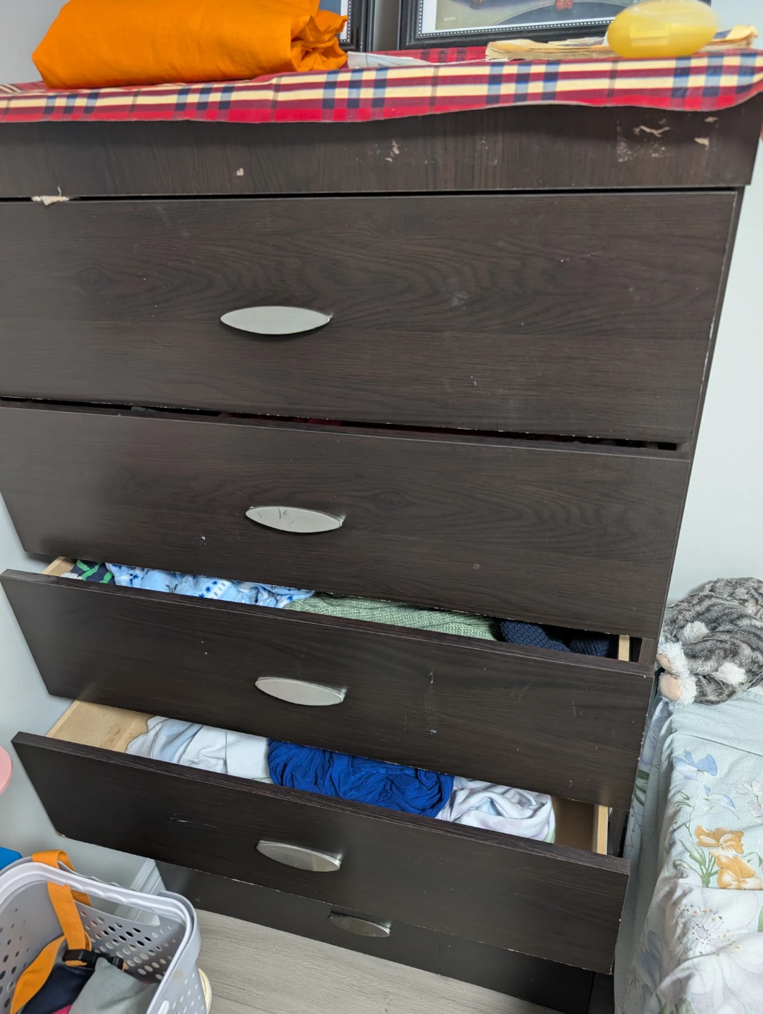 Dark Brown 6-Drawer Dresser - photo 2