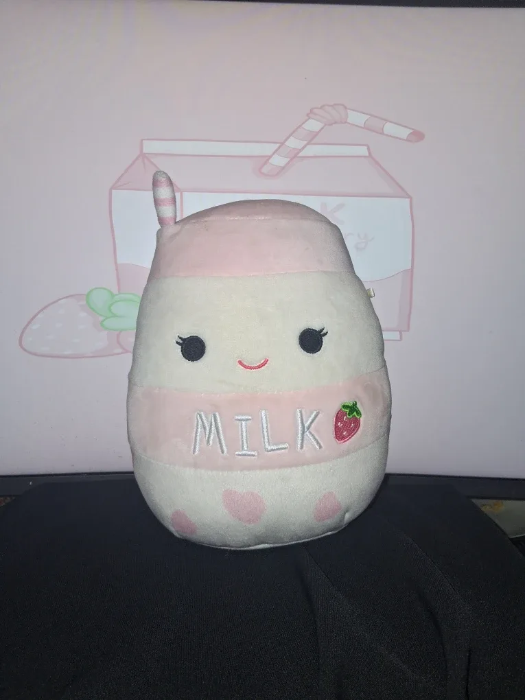 Strawberry Milk Plush Toy